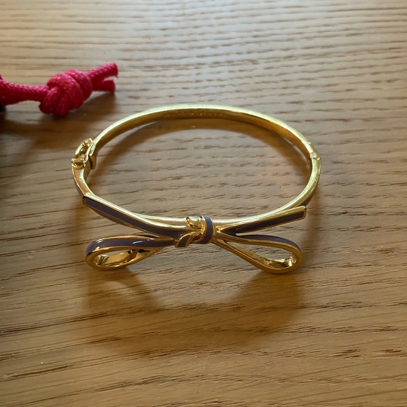 Kate Spade Ribbon Bangle, Purple - Picture 1 of 3